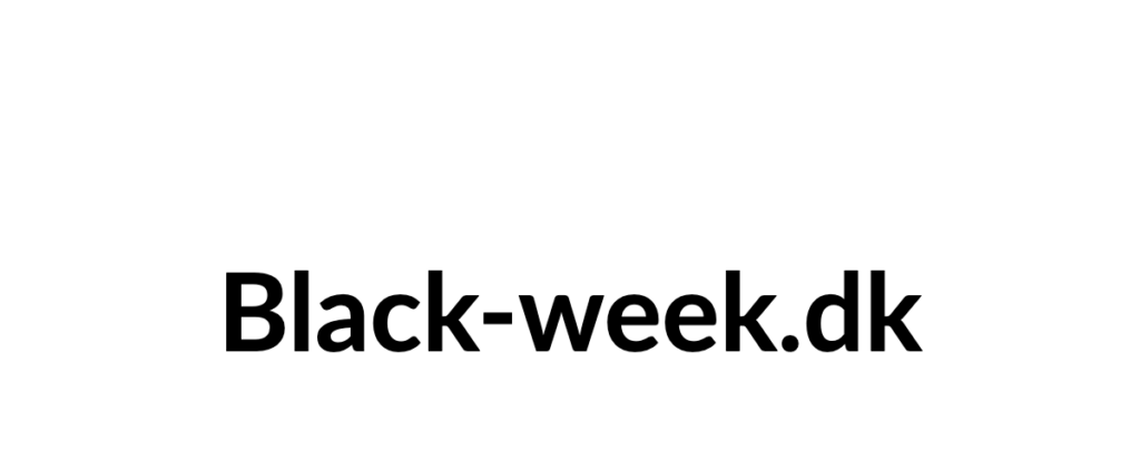 Black-week.dk logo